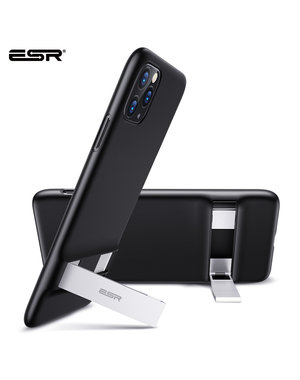  ESR - telefoonhoesje - Apple iPhone 11 Pro Max - Air Shield Boost - Zwart & met standaard