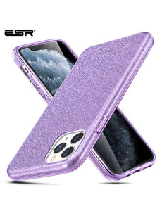  ESR - telefoonhoesje - Apple iPhone 11 Pro Max - Makeup Glitter - Paars