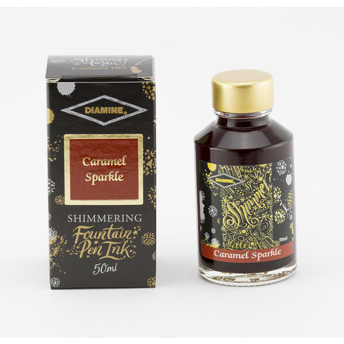 Diamine Shimmer inkt - Caramel Sparkle Diamine Shimmer inkt - Caramel Sparkle
