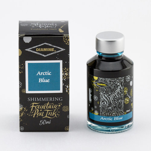 Diamine Shimmer inkt - Arctic Blue Diamine Shimmer inkt - Arctic Blue