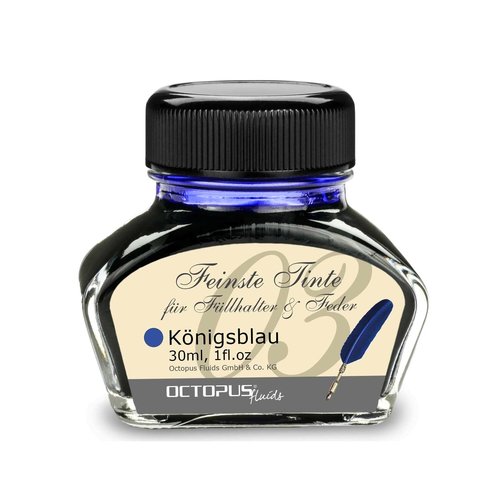 Octopus Fluids GmbH & Co. KG. Octopus fountain pen ink - Königsblau Octopus Fluids GmbH & Co. KG. Octopus fountain pen ink - Königsblau