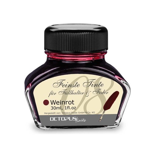 Octopus Fluids GmbH & Co. KG. Octopus fountain pen ink - Weinrot Octopus Fluids GmbH & Co. KG. Octopus fountain pen ink - Weinrot