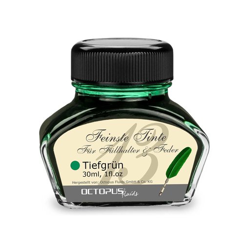 Octopus Fluids GmbH & Co. KG. Octopus fountain pen ink - Tiefgrün Octopus Fluids GmbH & Co. KG. Octopus fountain pen ink - Tiefgrün