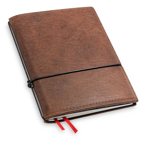 X17 X17 Travel Journal / organizer - Kastanje A6 - een elastiek X17 X17 Travel Journal / organizer - Kastanje A6 - een elastiek