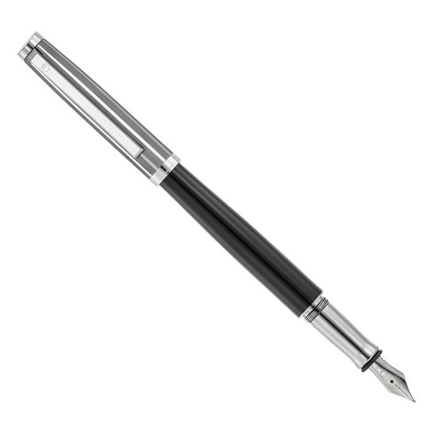 Waldmann pen Waldmann Tuscany Ruthenium Frosted Stripes Waldmann pen Waldmann Tuscany Ruthenium Frosted Stripes