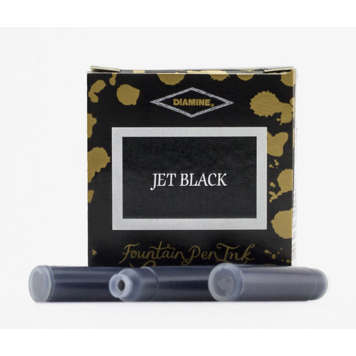 Diamine Jet Black inkt cartridge - Diamine