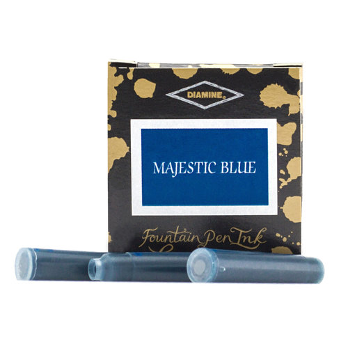Diamine Majestic Blue inkt cartridge Diamine Majestic Blue inkt cartridge
