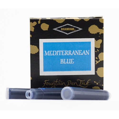 Diamine Mediterranean blue ink cartridge - Diamine