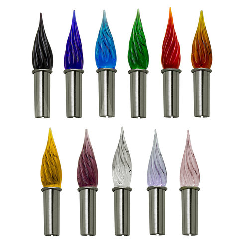 Bortoletti Bortoletti Murano glazen penpunt Bortoletti Bortoletti Murano glazen penpunt