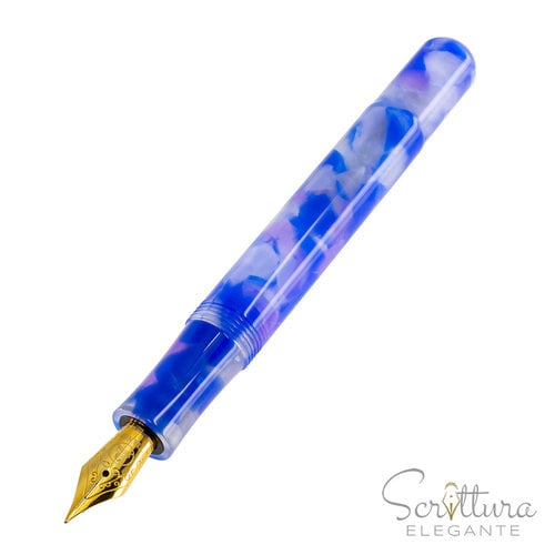 Tianzi Tianzi Pocket - Resin Blue Purple fountain pen