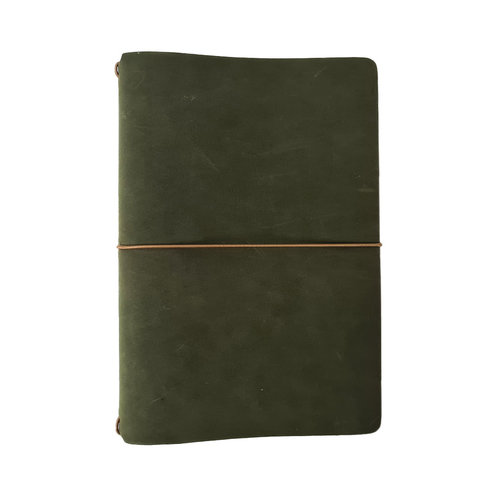 Endless Notebooks Endless Explorer leather traveljournal - green