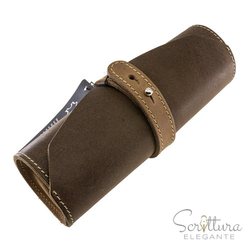 ONLINE Pen roll pouch - Vintage Bruin - Online ONLINE Pen roll pouch - Vintage Bruin - Online