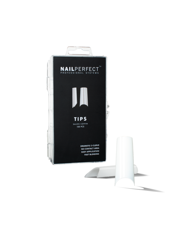 NailPerfect Salon Coffin Tips 100pcs