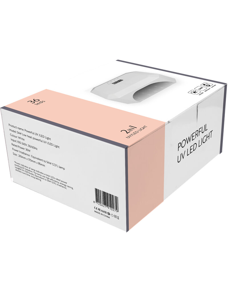 Accessoires Powerful UV/LED Light White