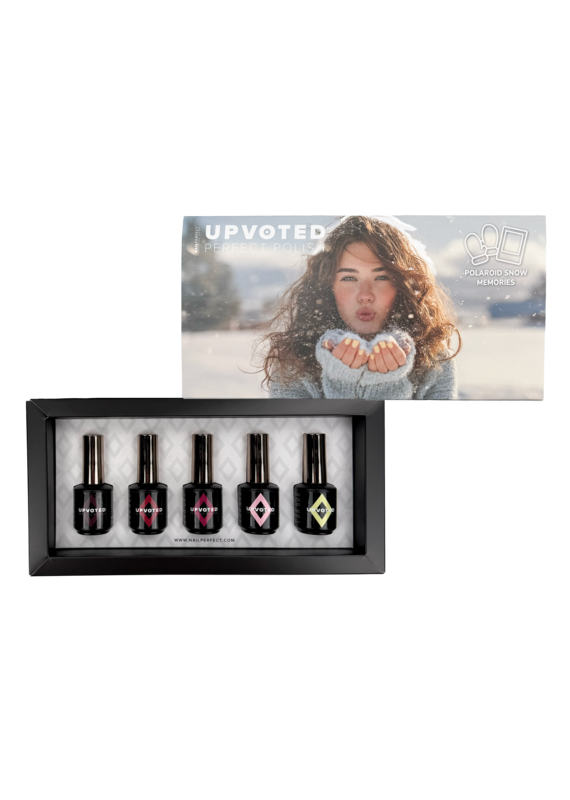 NailPerfect UPVOTED Polaroid Snow Memories Collection Kit 5pcs