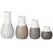 Räder Mini pastel vases - set of 4 grey