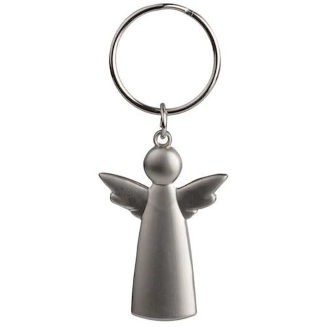 Angel keyring silver