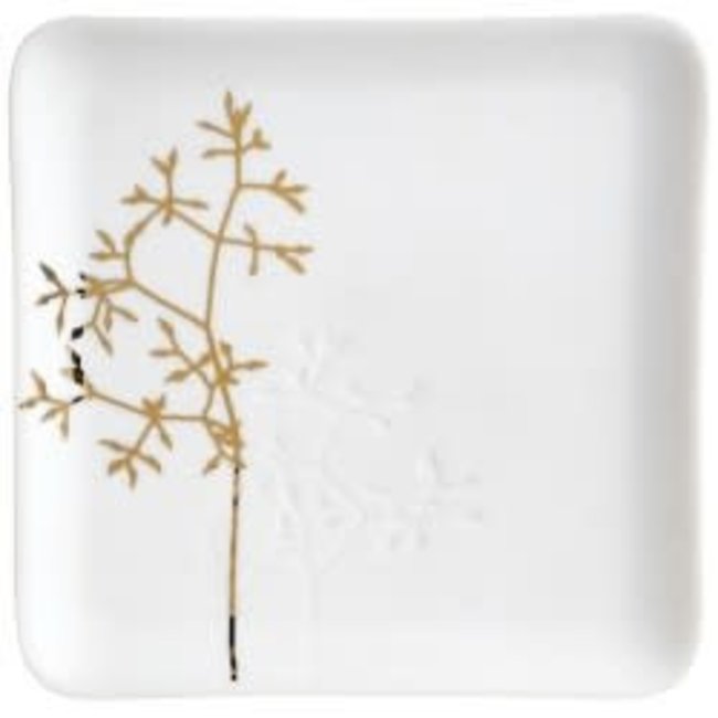 Gold twig plate