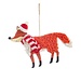 Sass & Belle festive fox hanging decoration