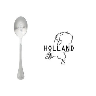 Style de Vie theelepel Holland landkaart