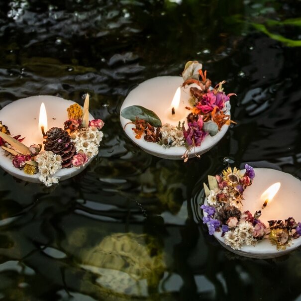 Drijfkaarsen | set van vier