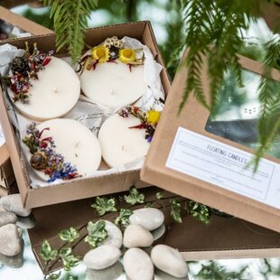 Drijfkaarsen | set van vier