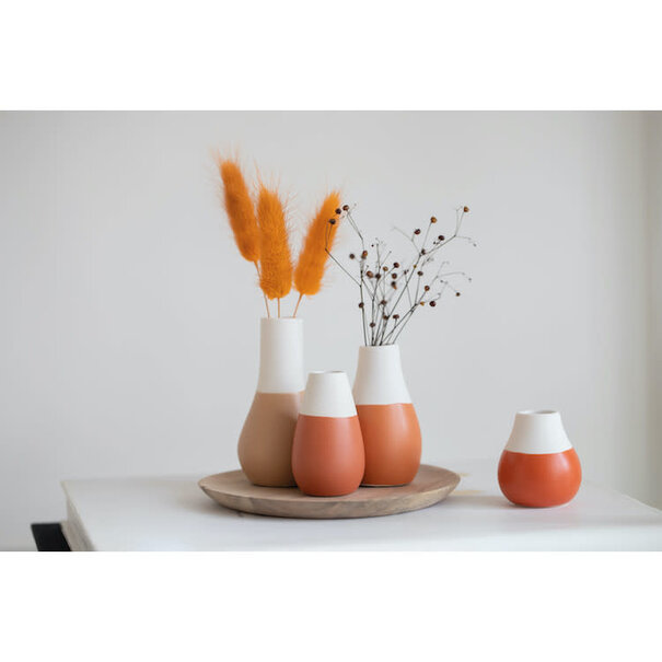 Räder Mini pastel vases - set of 4 earthtones