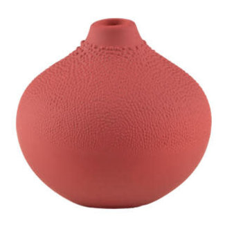 Räder Pearl vase design 2 red rust