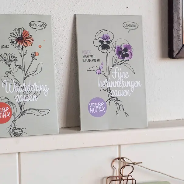 Veer & Moon Zadenzakje | Fijne herinneringen zaaien