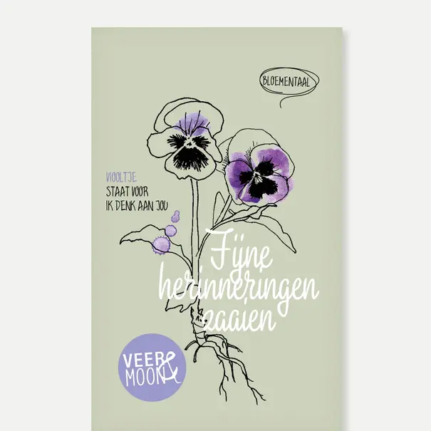 Veer & Moon Zadenzakje | Fijne herinneringen zaaien