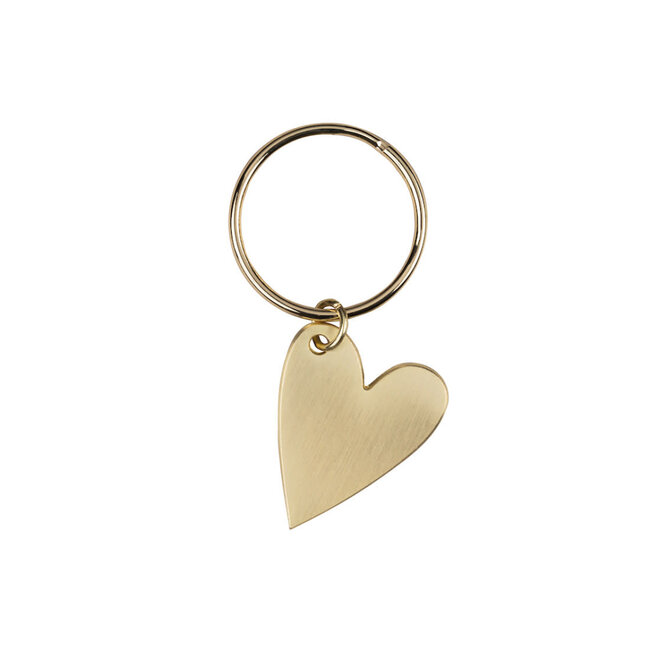 Lucky keyring pendant heart 3,7x3cm