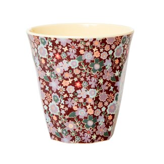 Rice Middelgroot Melamine Beker - Meerkleurig - Fall Floral Print