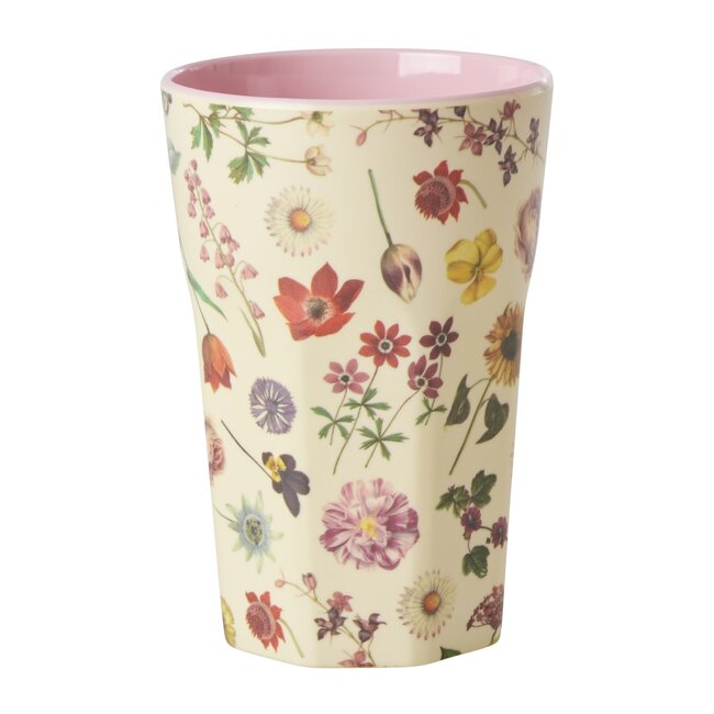 Rice Melamine Cup with Floras Dream Print