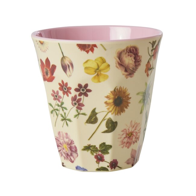 Rice Melamine Cup with Floras Dream Print