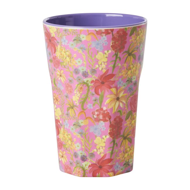 Melamine Cup with Swedish Flower Print