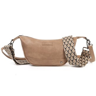 I'm DUTCH Camel crossbody tasje Kingston