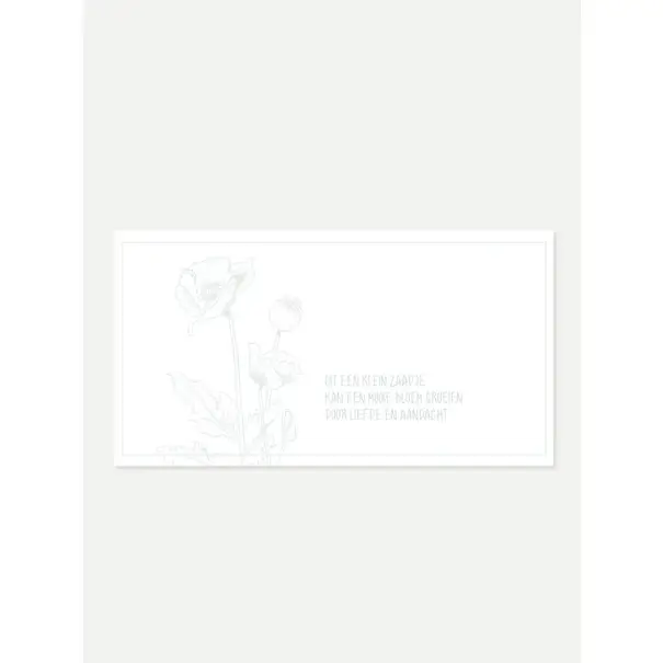 Veer & Moon Zadendoosje | Jij liet mij groeien