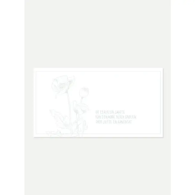 Zadendoosje | Jij liet mij groeien