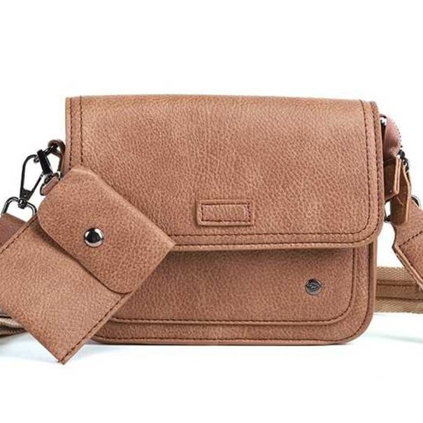 I'm DUTCH Camel schoudertasje Toulon