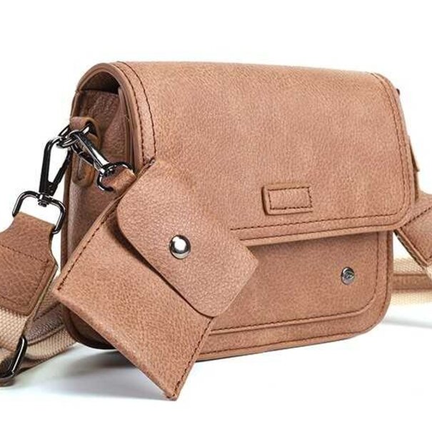 I'm DUTCH Camel schoudertasje Toulon