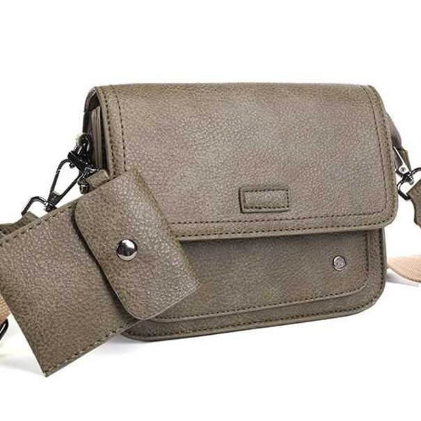 I'm DUTCH Dark green schoudertasje Toulon