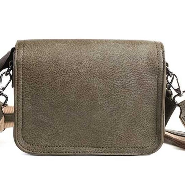 I'm DUTCH Dark green schoudertasje Toulon