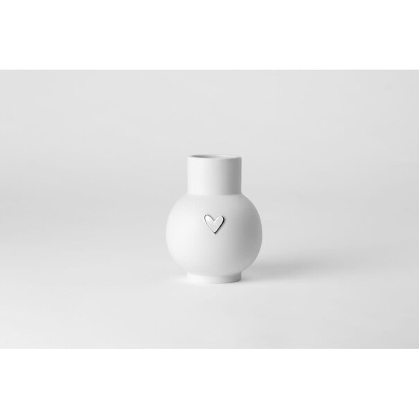 Räder Ballvase Heart Silver