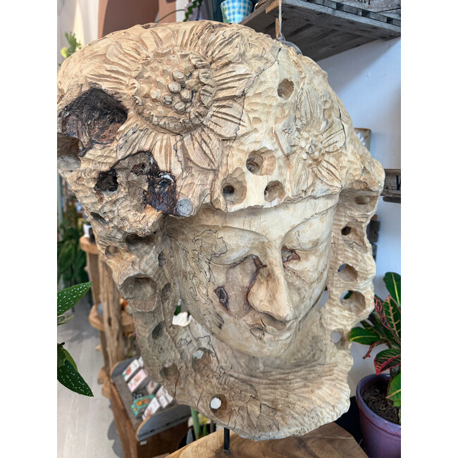 Beeld Indonesië houtsnijwerk Lon