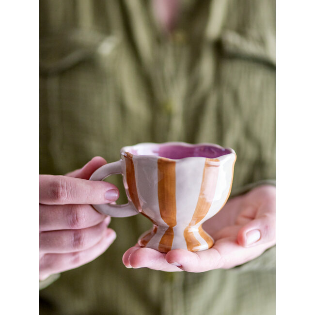 Willa Cup, Brown, Stoneware