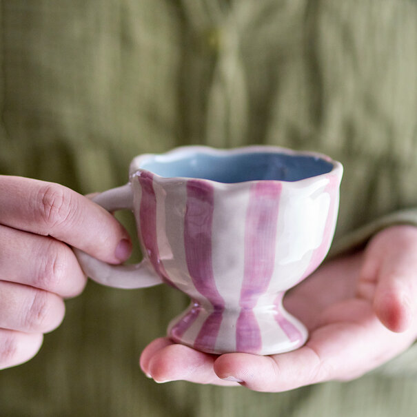 Bloomingville Willa Cup, Rose, Stoneware