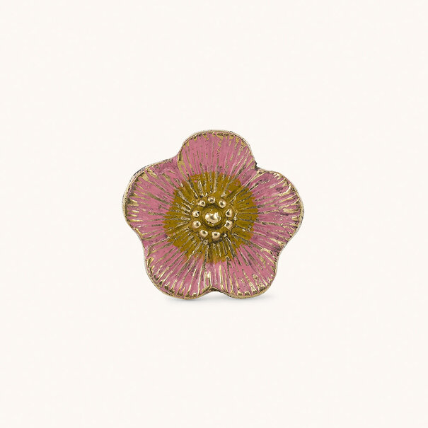 Doing goods Faye Flower Knob Pink