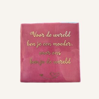 Mevrouw Potjes Tegel | mam je bent de wereld