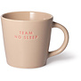 Cappuccino cup TEAM NO SLEEP beige