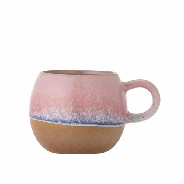 Bloomingville Paula Espresso Cup, Rose, Stoneware
